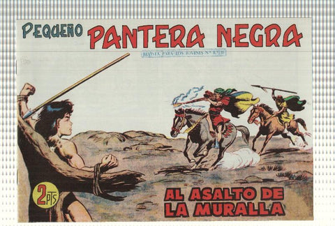 Facsimil: Pequeño Pantera Negra, numero 261: Al asalto de la muralla