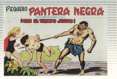 Facsimil: Pequeño Pantera Negra, numero 262: Con el tiempo justo