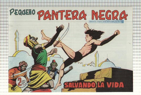 Facsimil: Pequeño Pantera Negra, numero 266: Salvando la vida