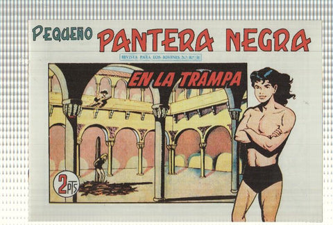 Facsimil: Pequeño Pantera Negra, numero 267: En la trampa