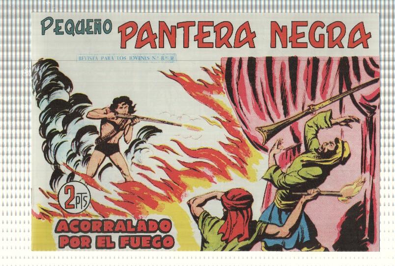 Facsimil: Pequeño Pantera Negra, numero 268: Acorralado por el fuego