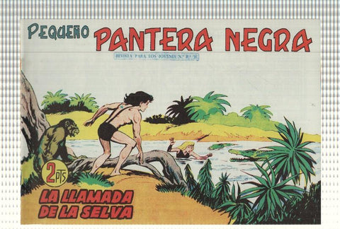 Facsimil: Pequeño Pantera Negra, numero 271: La llamada de la selva