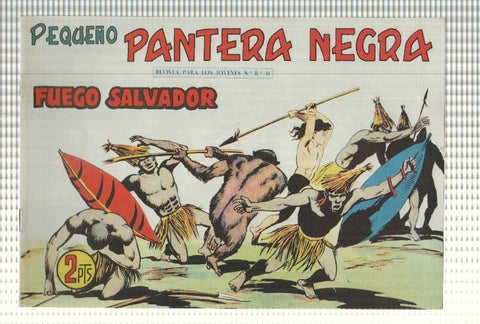 Facsimil: Pequeño Pantera Negra, numero 284: Fuego salvador