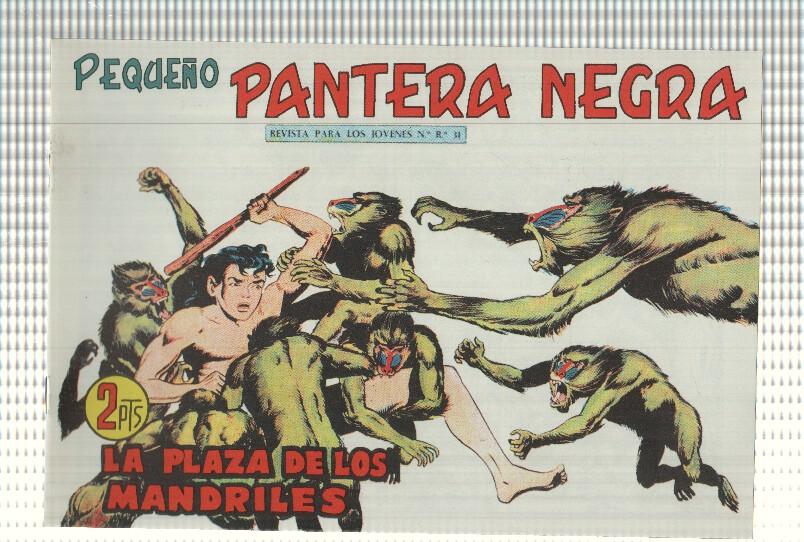 Facsimil: Pequeño Pantera Negra, numero 285: La plaza de los mandriles