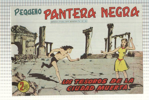 Facsimil: Pequeño Pantera Negra, numero 286: Los tesoros de la ciudad muerta