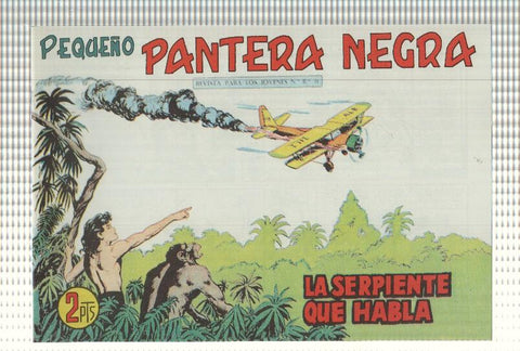 Facsimil: Pequeño Pantera Negra, numero 287: La serpiente que habla
