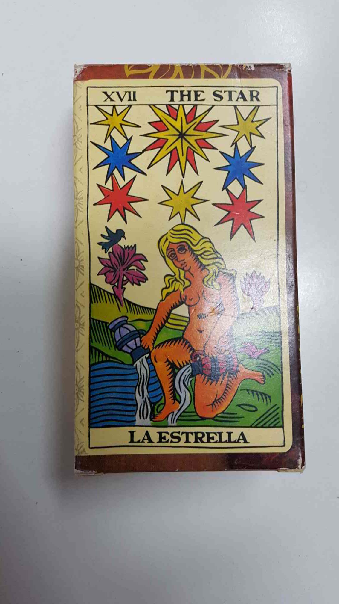 Baraja cartas: Spanish Tarot. 78 cartas a todo color. Heraclio Fournier