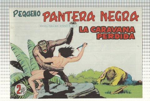 Facsimil: Pequeño Pantera Negra, numero 294: La caravana perdida