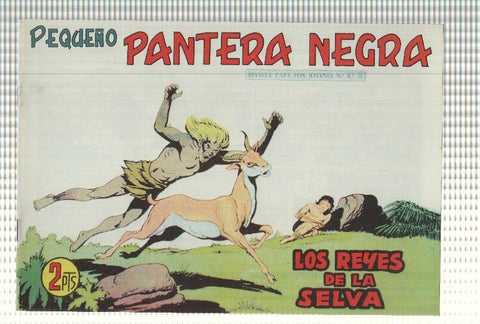 Facsimil: Pequeño Pantera Negra, numero 302: Los reyes de la selva