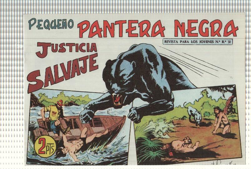 Facsimil: Pequeño Pantera Negra, numero 311: Justicia salvaje