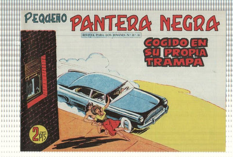 Facsimil: Pequeño Pantera Negra, numero 315: Cogido en su propia trampa