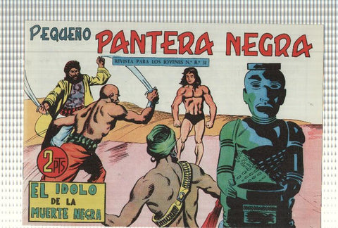 Facsimil: Pequeño Pantera Negra, numero 320: El idolo de la muerte negra