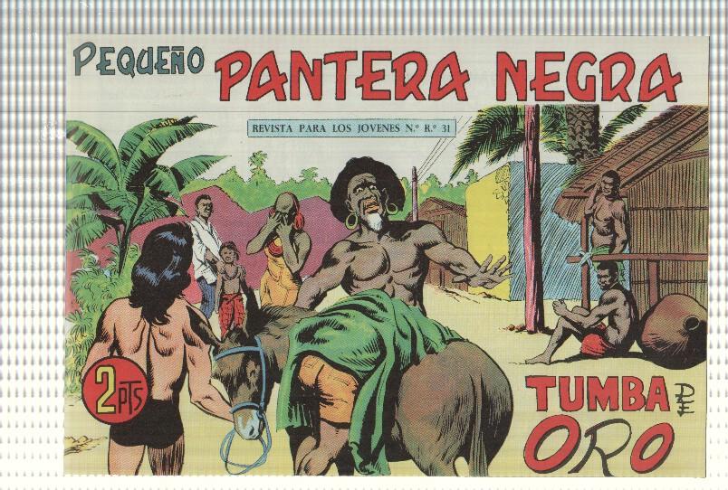 Facsimil: Pequeño Pantera Negra, numero 321: Tumba de oro