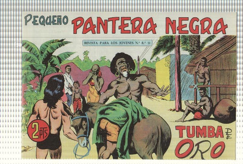 Facsimil: Pequeño Pantera Negra, numero 321: Tumba de oro