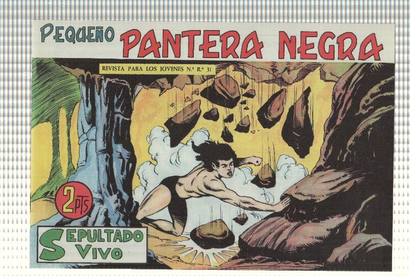 Facsimil: Pequeño Pantera Negra, numero 324: Sepultado vivo