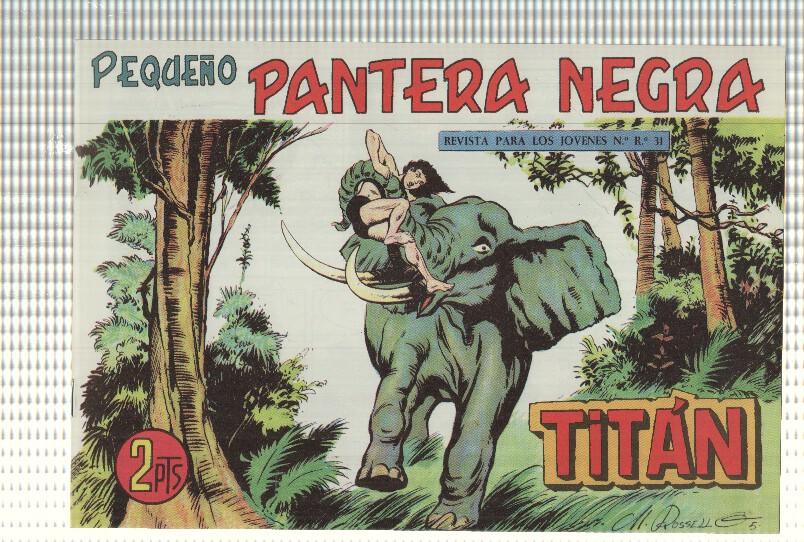 Facsimil: Pequeño Pantera Negra, numero 325: Titan