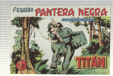 Facsimil: Pequeño Pantera Negra, numero 325: Titan