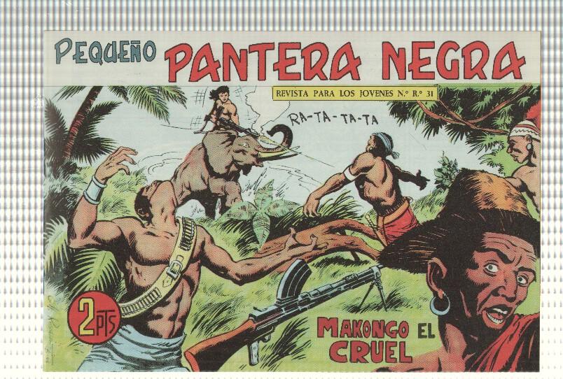 Facsimil: Pequeño Pantera Negra, numero 326: Makongo el cruel