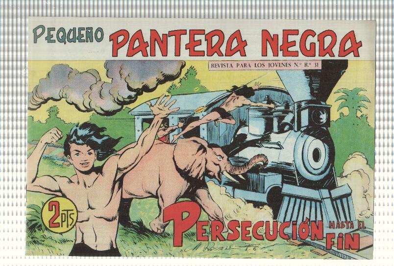 Facsimil: Pequeño Pantera Negra, numero 329: Persecucion hasta el fin
