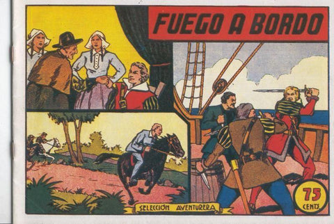 Facsimil: Seleccion Aventurera: Fuego a bordo