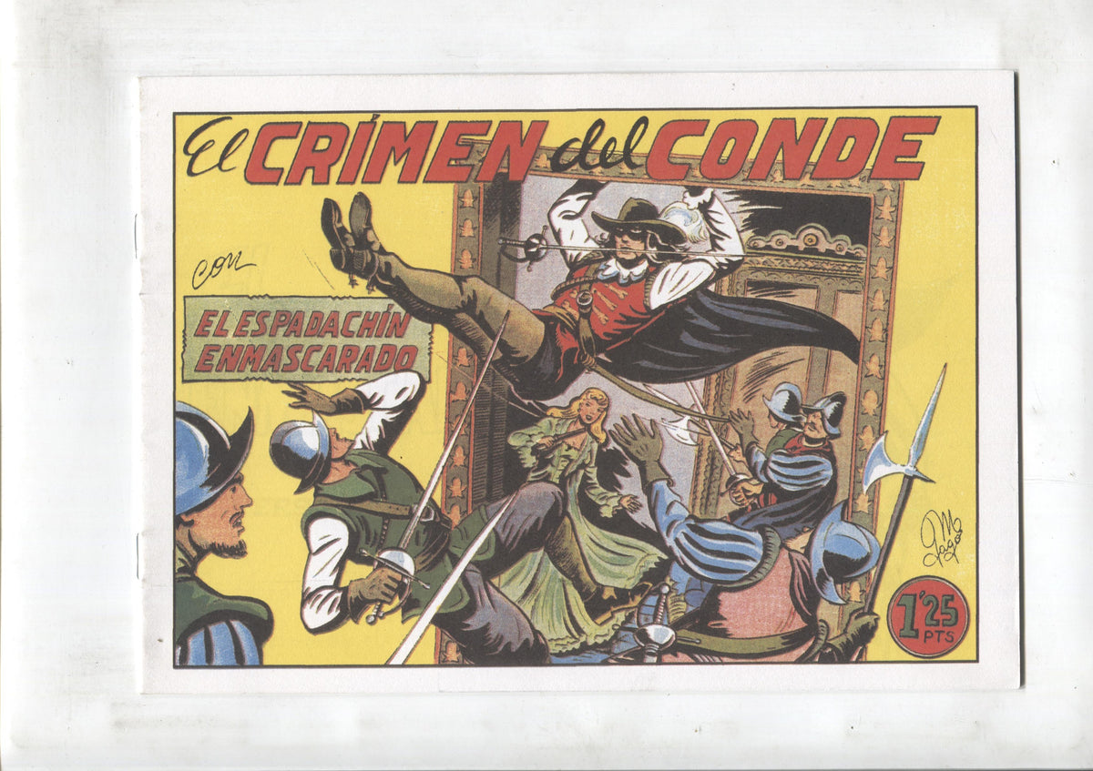Facsimil: El Espadachin Enmascarado numero 3: El crimen del conde