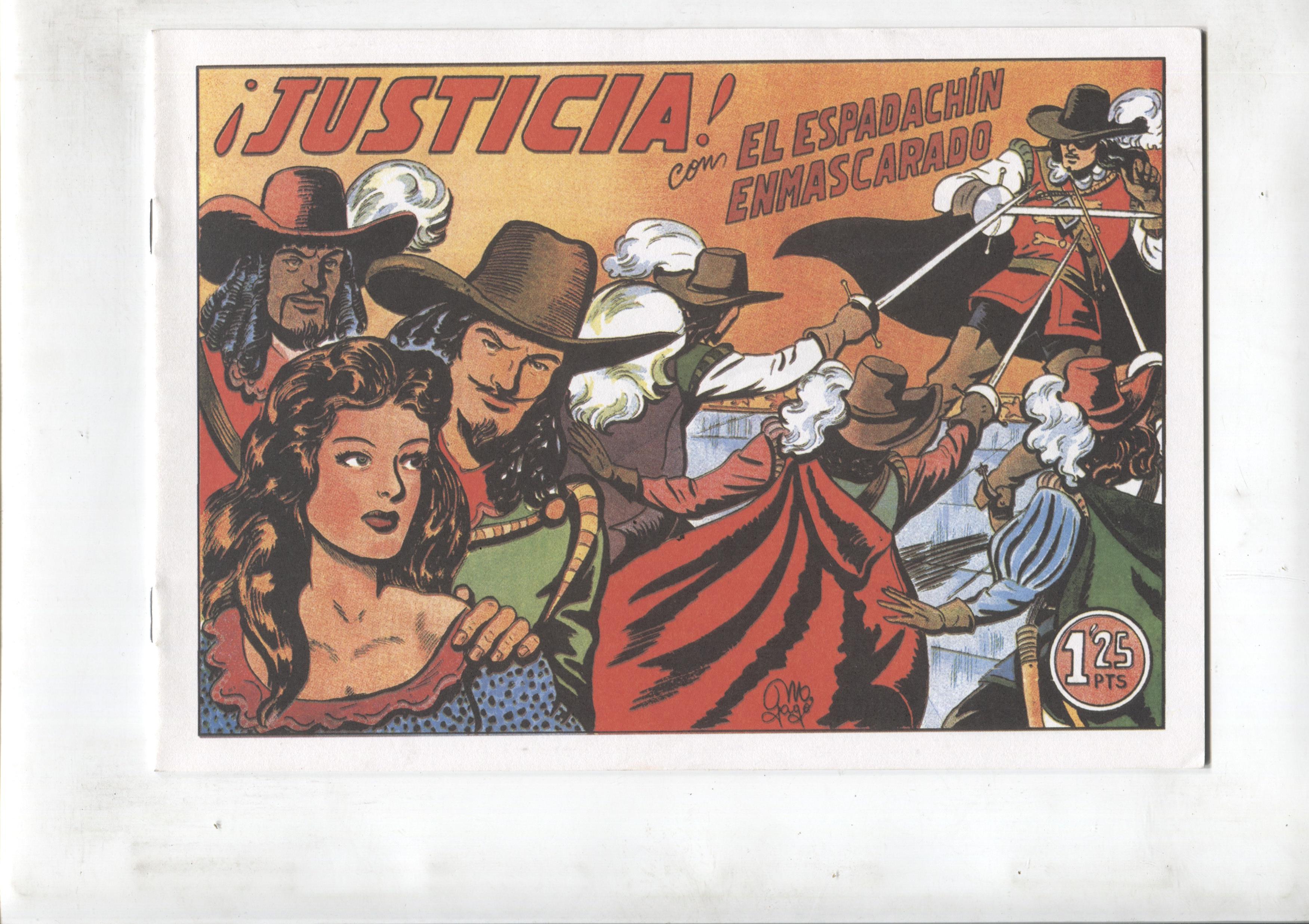 Facsimil: El Espadachin Enmascarado numero 4: Justicia