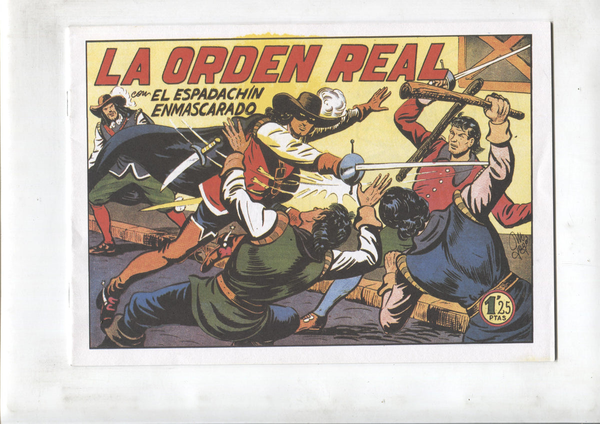 Facsimil: El Espadachin Enmascarado numero 6: La orden real