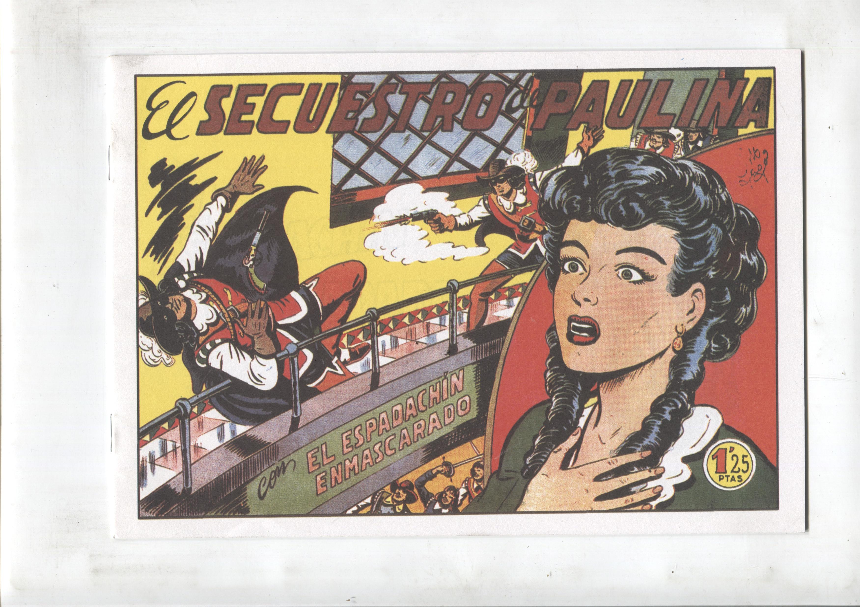 Facsimil: El Espadachin Enmascarado numero 8: el secuestro de Paulina