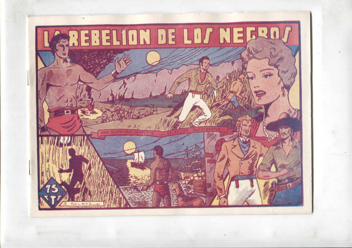 Facsimil: La rebelion de los negros (dibujos de Galateo)