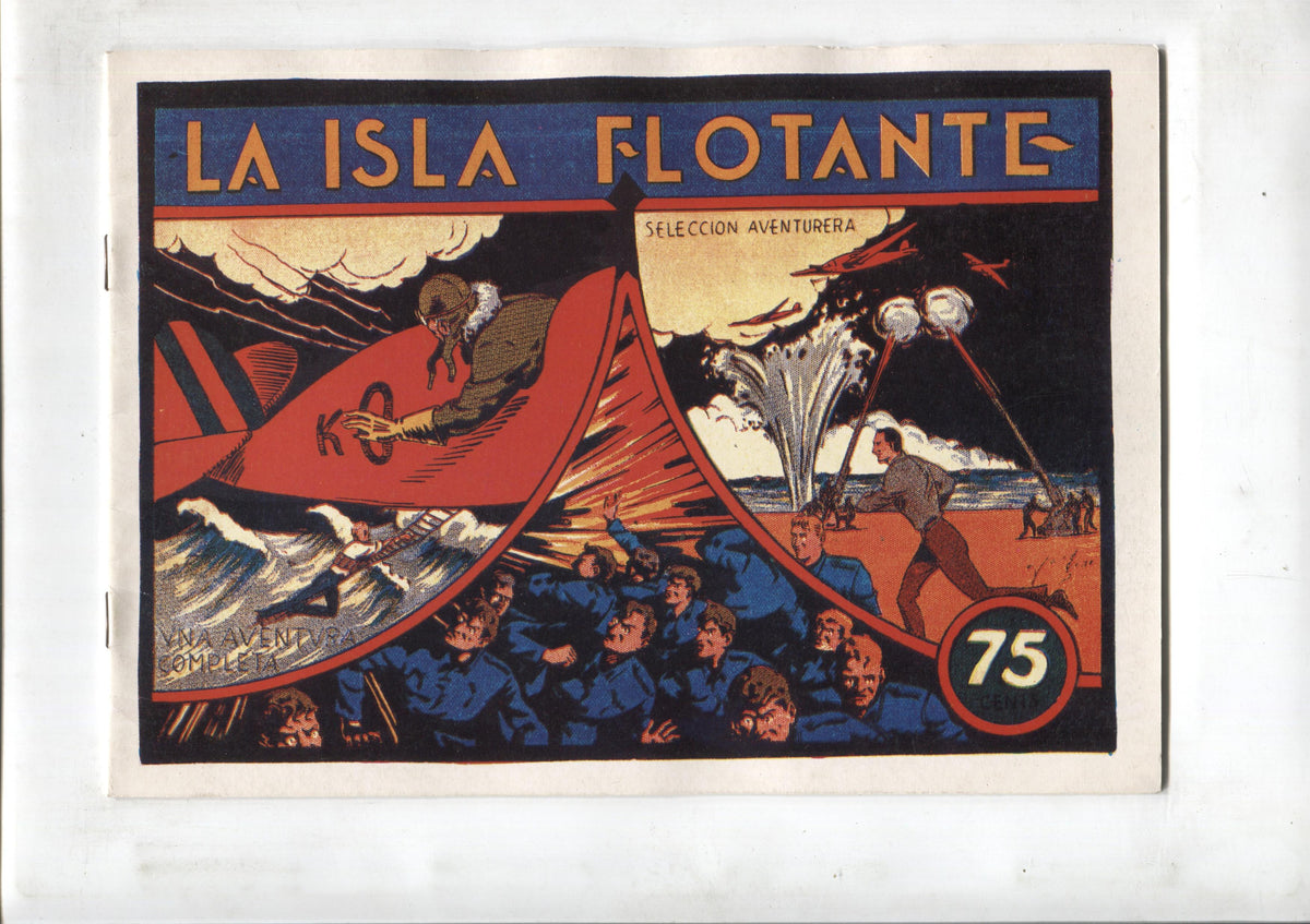 Facsimil: La isla flotante (dibujos de Grau)