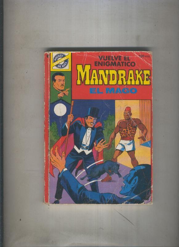 Pocket de Ases numero 38: Mandrake el mago (cello lado inferior lomo)