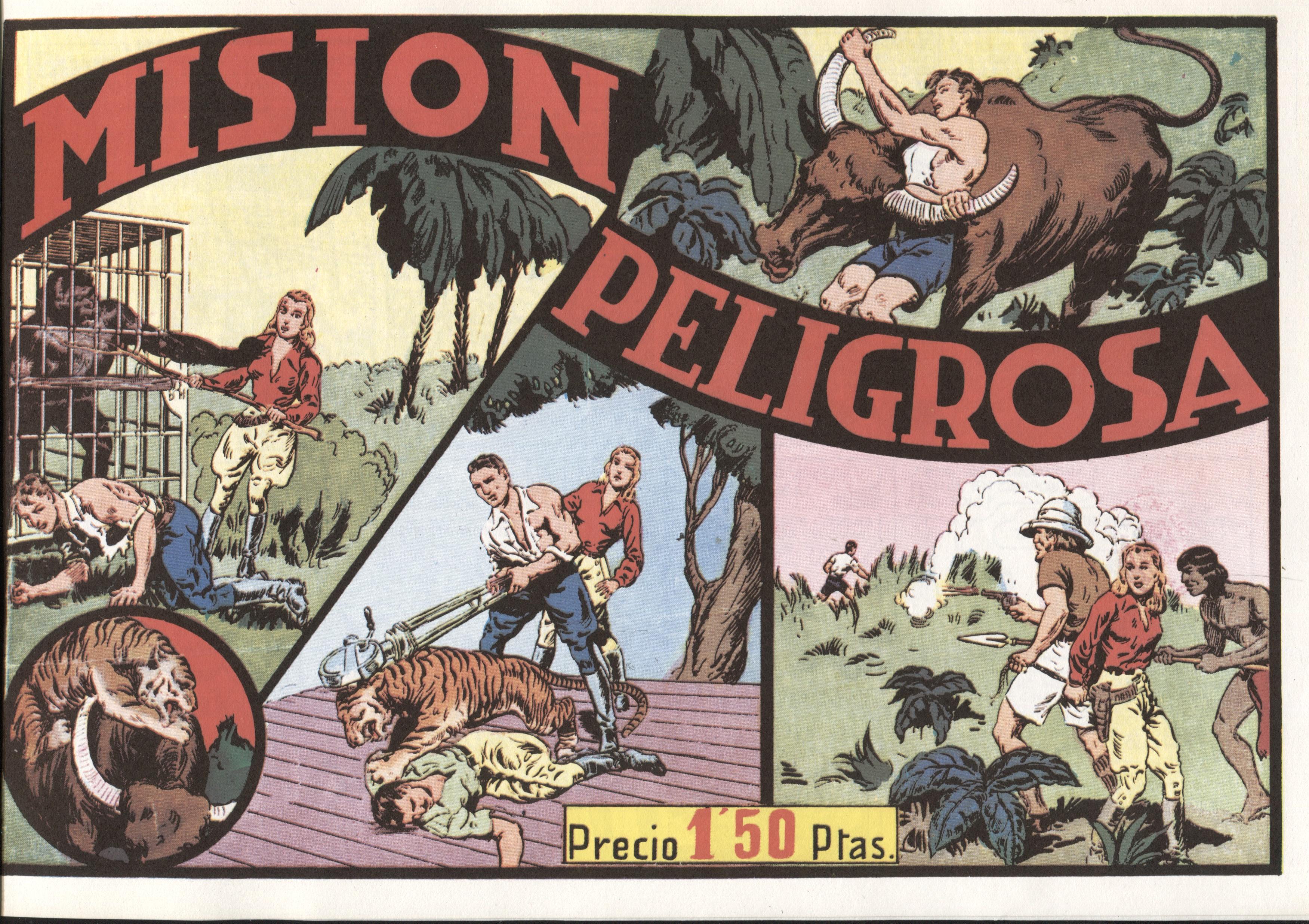 Facsimil: Cazando fieras vivas numero 8: Mision peligrosa