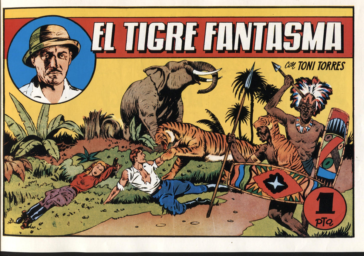 Facsimil: Cazando fieras vivas numero 9: El tigre fantasma