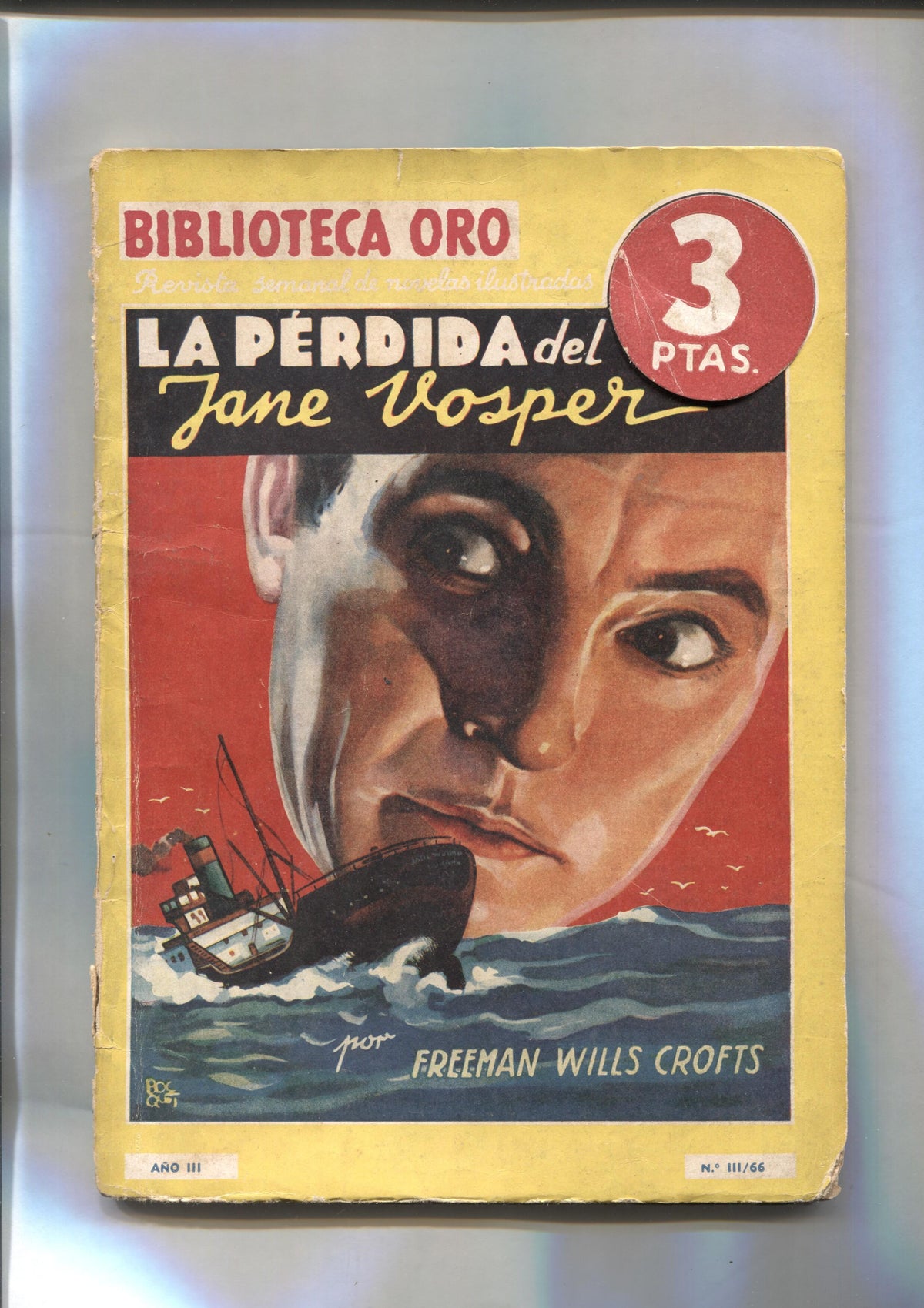 Biblioteca oro serie amarilla numero III/66: La perdida del Jane Vosper