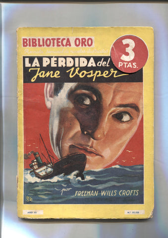 Biblioteca oro serie amarilla numero III/66: La perdida del Jane Vosper