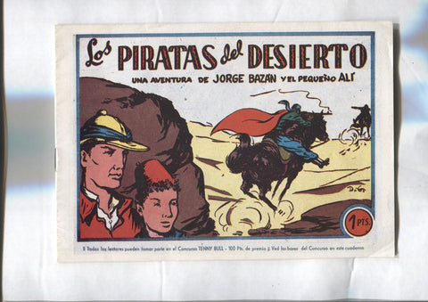 Facsimil: Jorge Bazan y el pequeño Ali: Los piratas del desierto