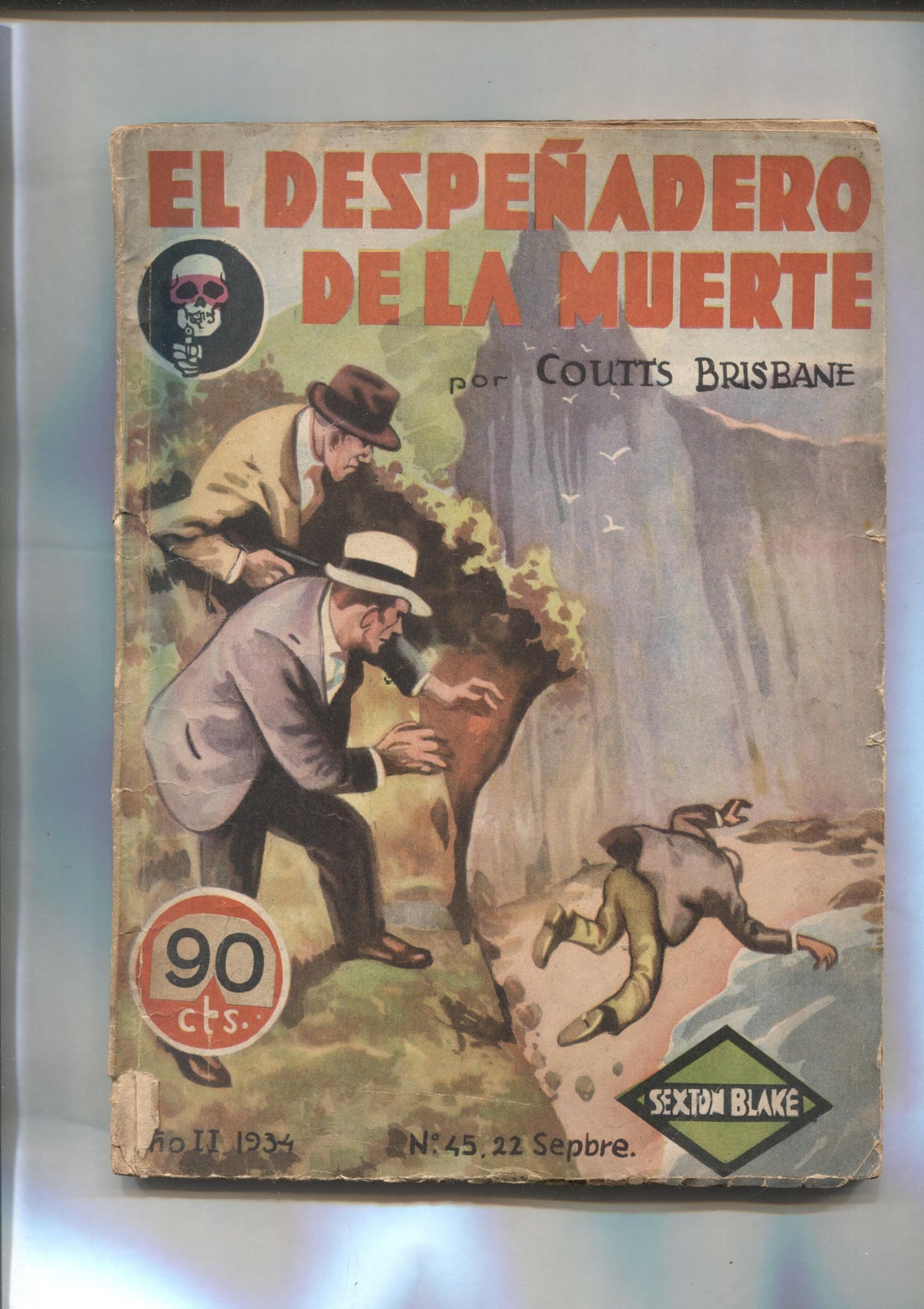 La Novela Aventura numero 45: Sexton Blake: El despeñadero de la muerte