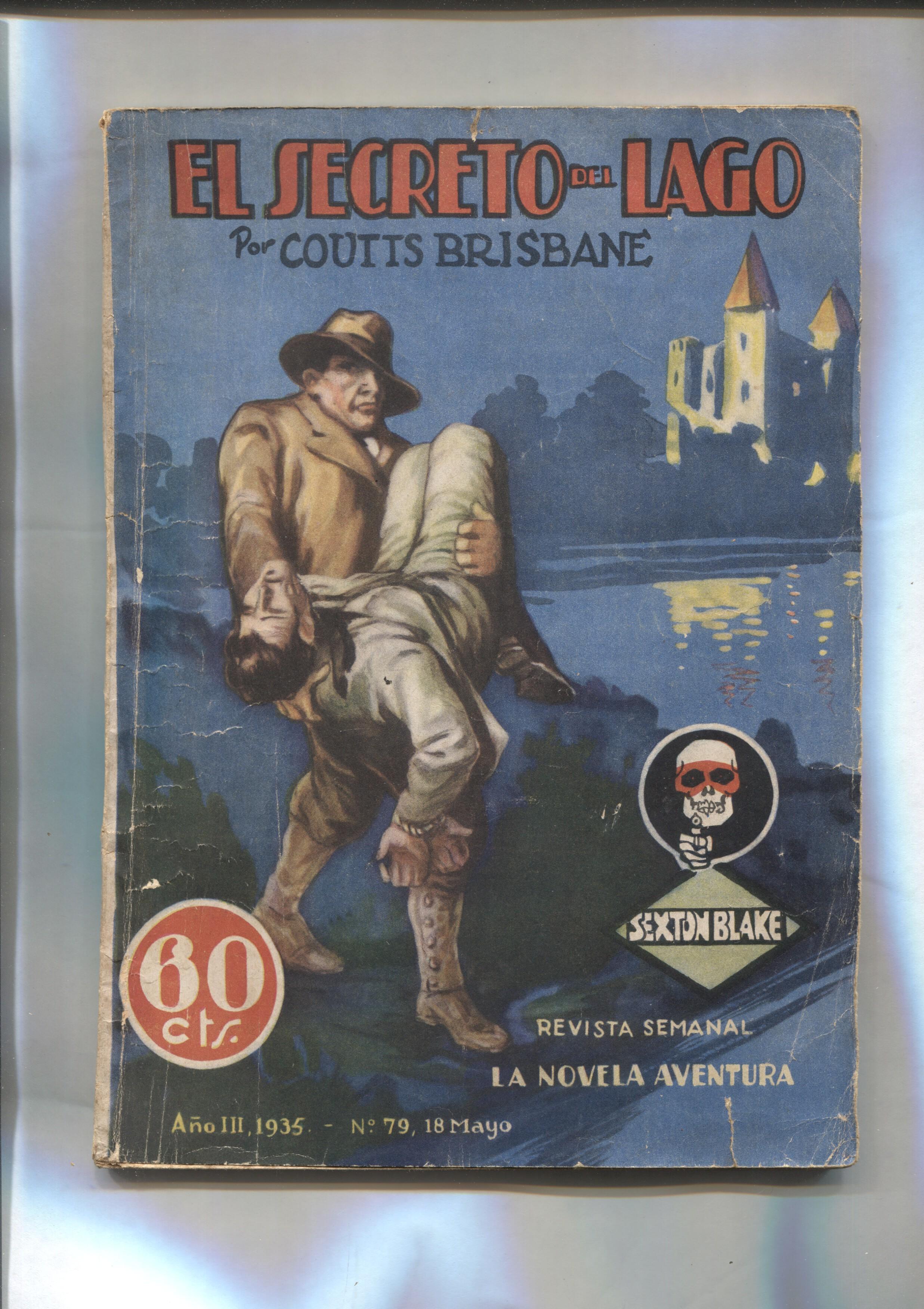 La Novela Aventura numero 79: Sexton Blake: El secreto del lago