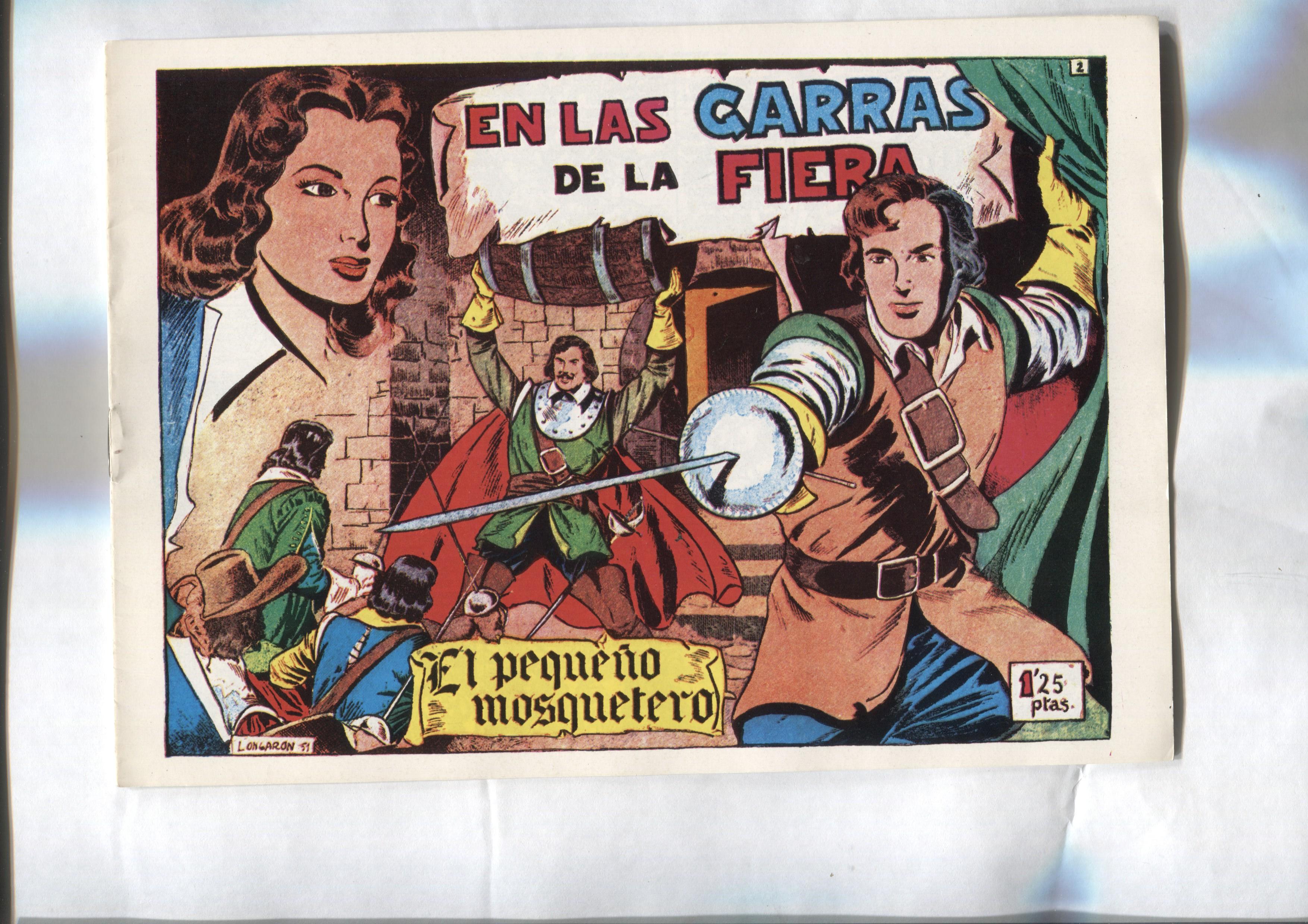 Facsimil: El Pequeño Mosquetero numero 02: En las garras de la fiera