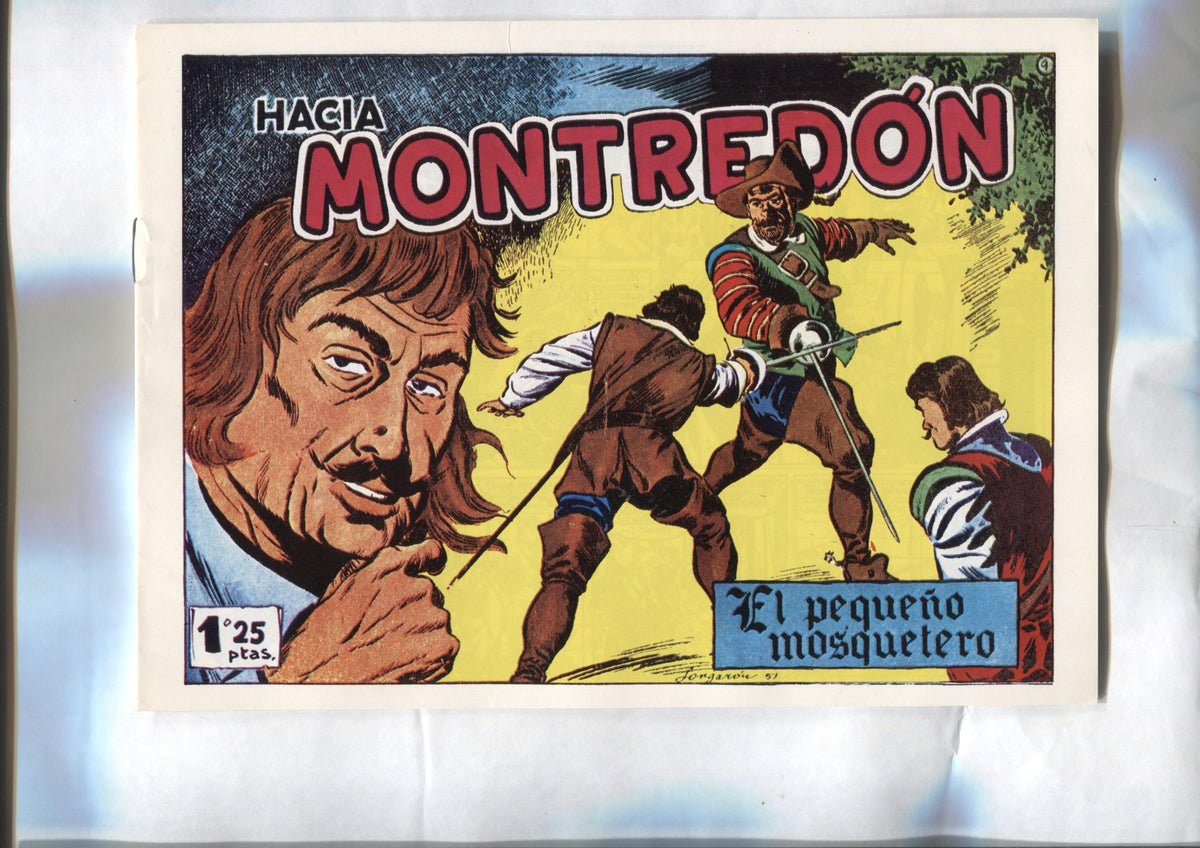 Facsimil: El Pequeño Mosquetero numero 09: Hacia Montredon