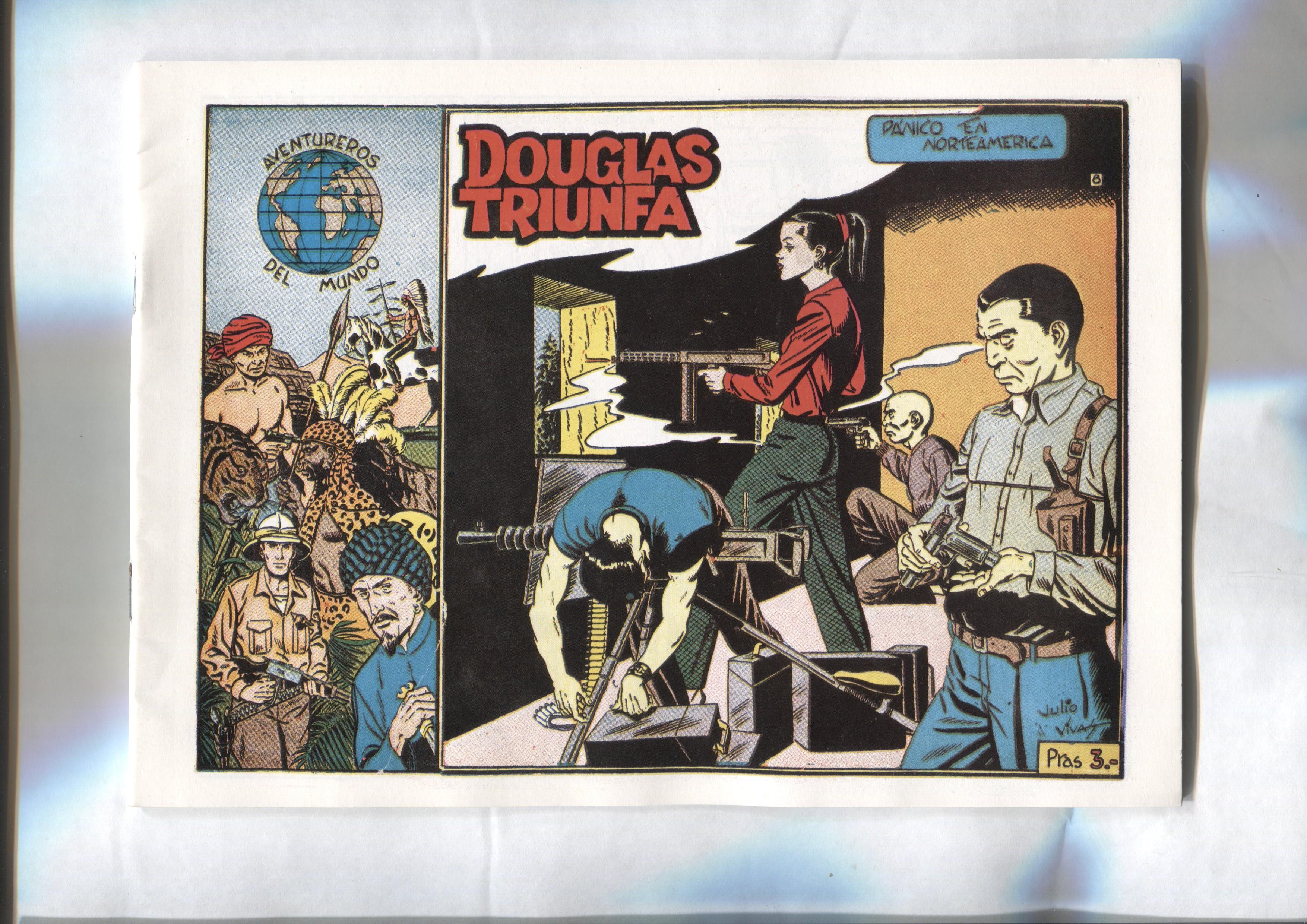 Facsimil: El Aventurero del Mundo numero 8: Panico en Norteamerica: Douglas triunfa