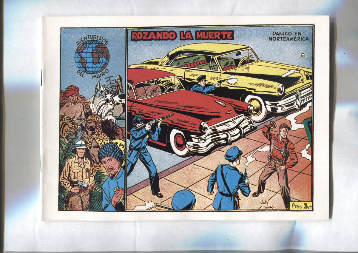 Facsimil: El Aventurero del Mundo numero 6: Panico en Norteamerica: Rozando la muerte