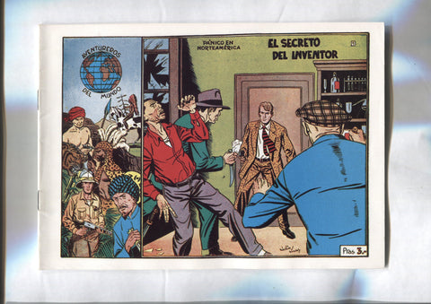 Facsimil: El Aventurero del Mundo numero 5: Panico en Norteamerica: el secreto del inventor