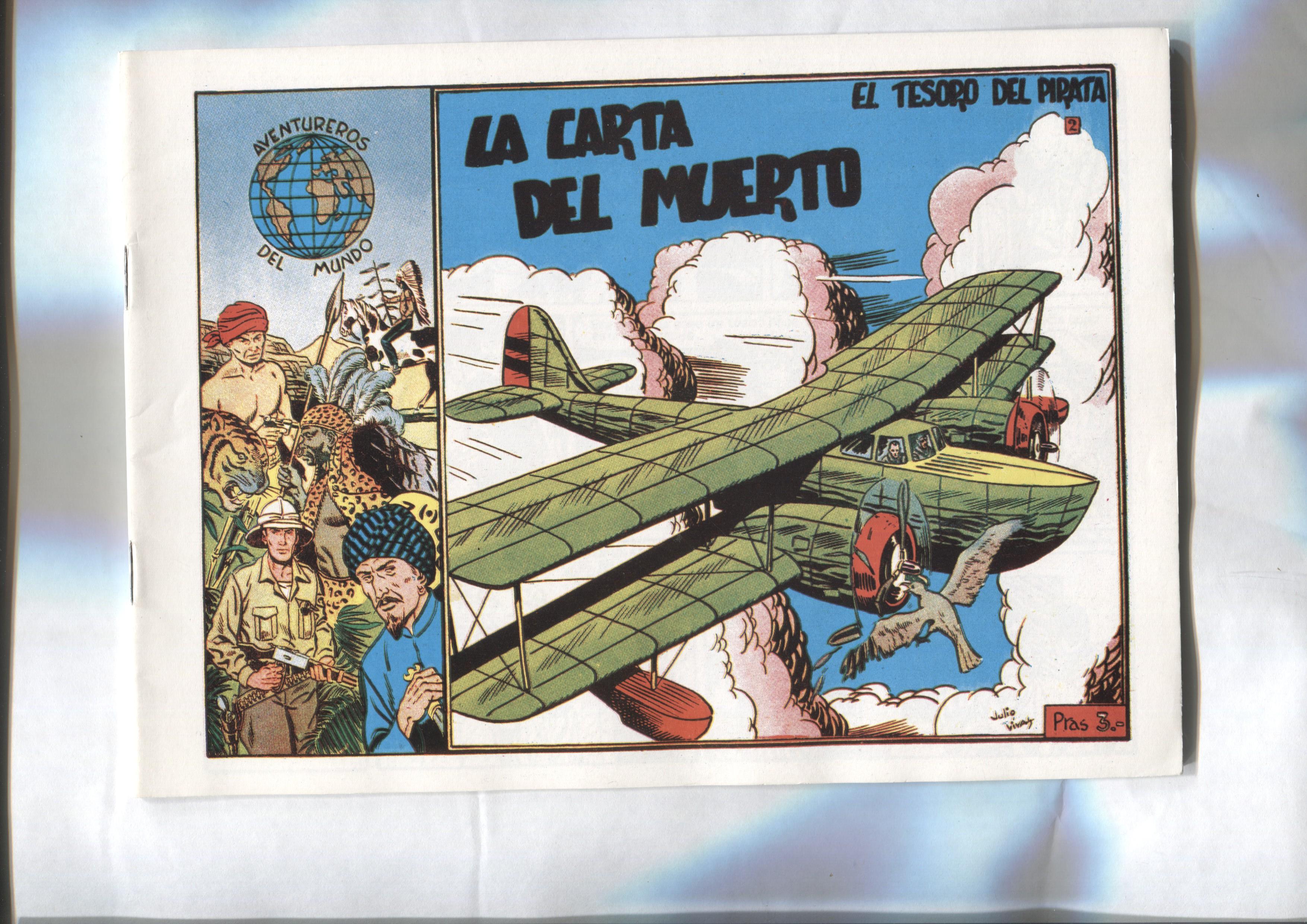 Facsimil: El Aventurero del Mundo numero 2: El tesoro del pirata: la carta del muerto