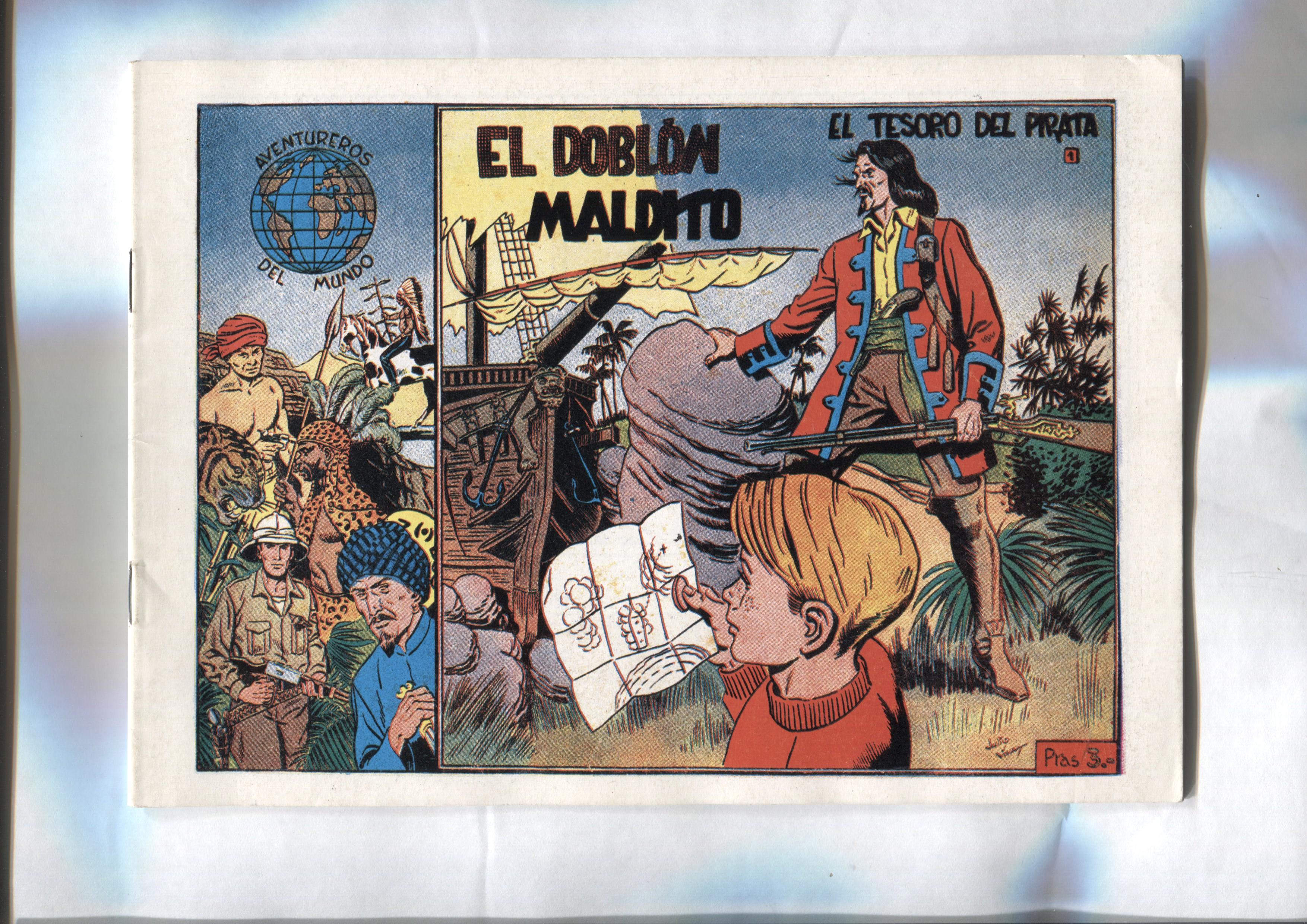 Facsimil: El Aventurero del Mundo numero 1: El tesoro del pirata: El doblon maldito