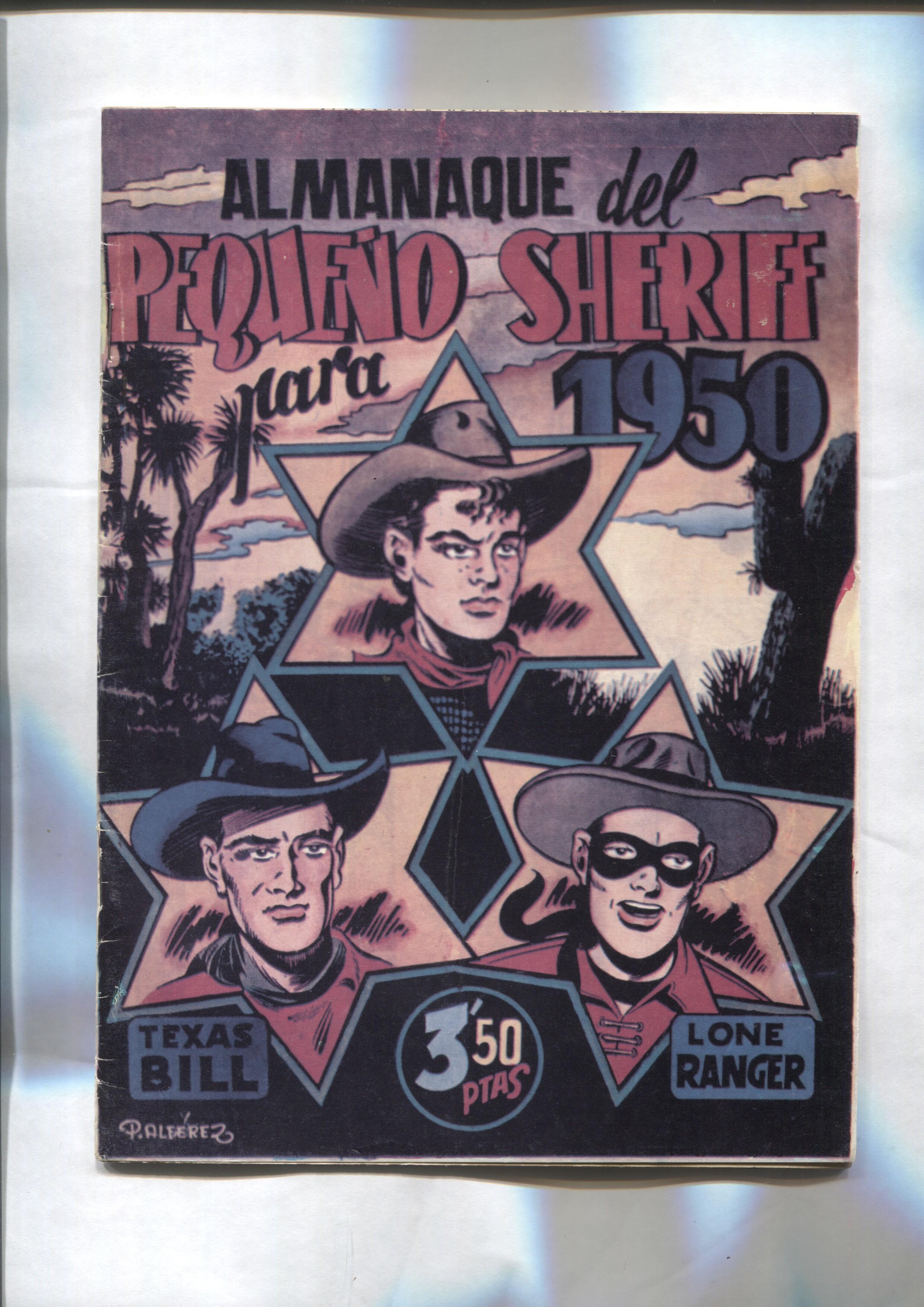 Facsimil: El Pequeño Sheriff almanaque para 1950: El muerto vivo