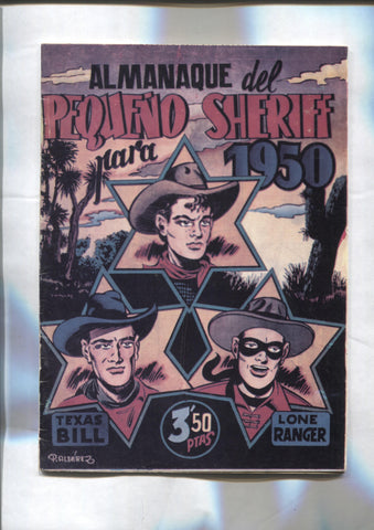 Facsimil: El Pequeño Sheriff almanaque para 1950: El muerto vivo