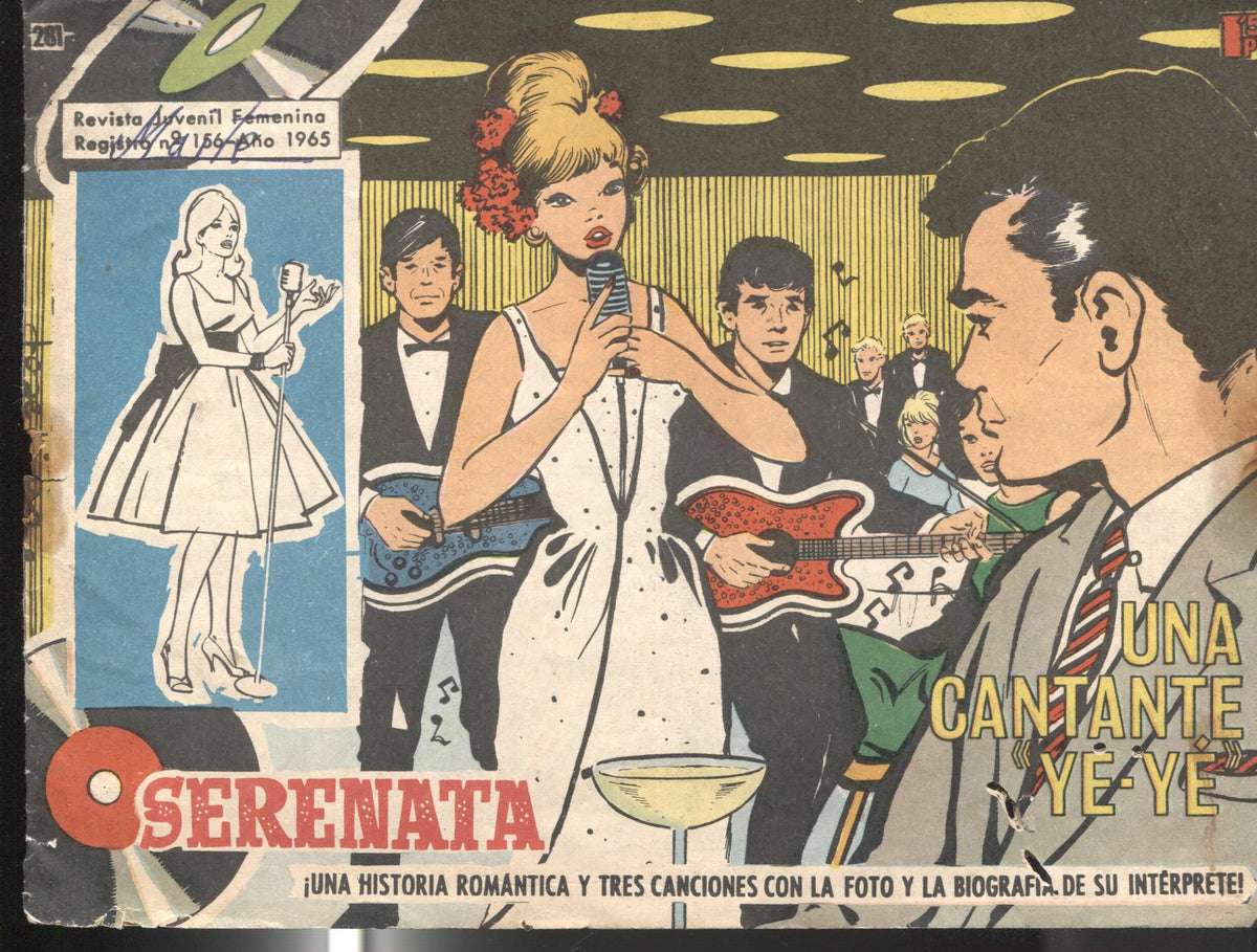 Serenata numero 281: Una cantante Ye Ye- trasera Luis Gardey y letra canciones
