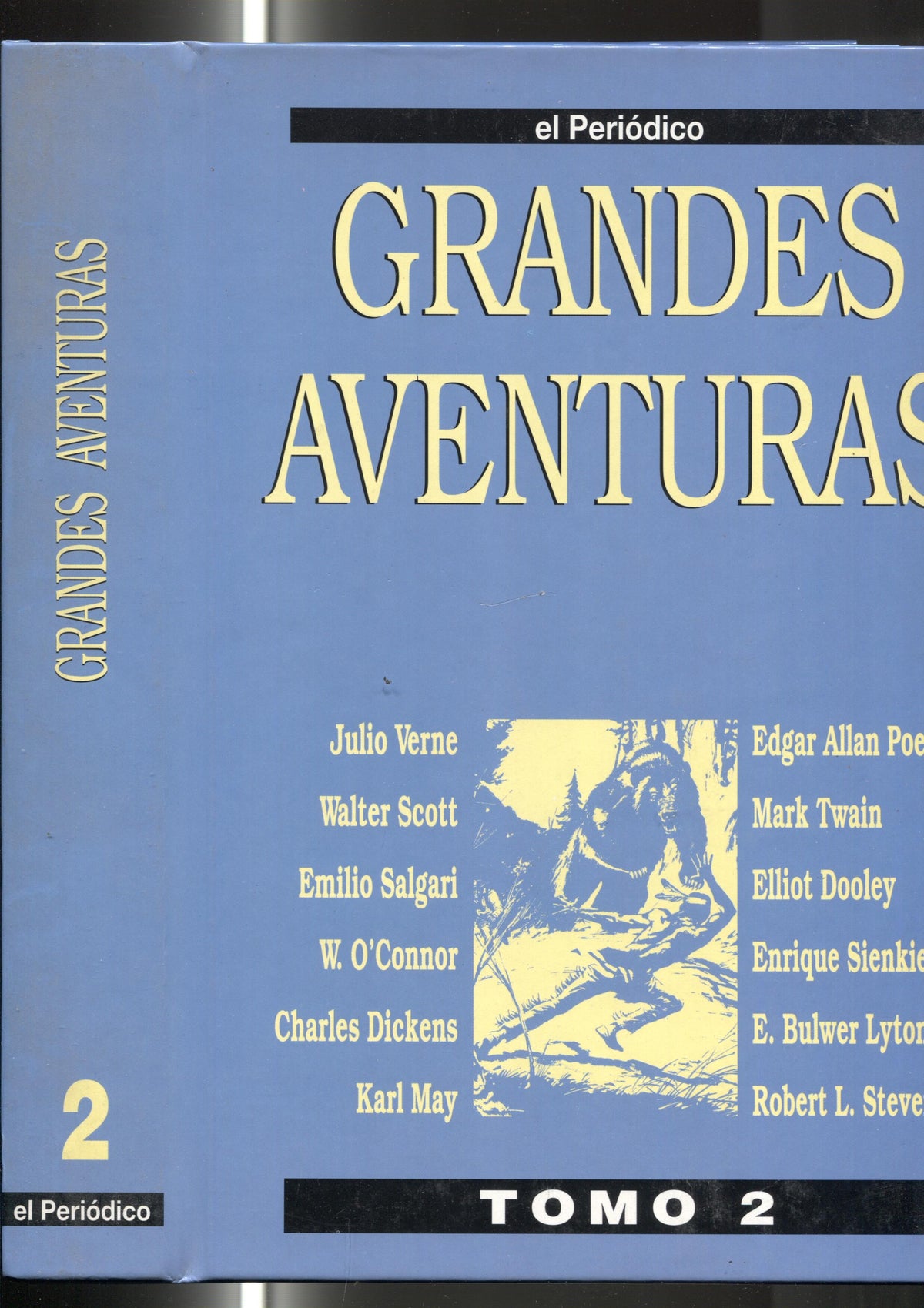 Grandes Aventuras tomo segundo, tapas para encuadernarlo