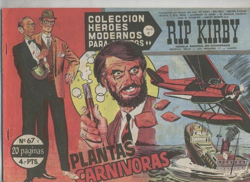 Heroes Modernos serie C: Rip Kirby numero 67 (numerado 2 en trasera)